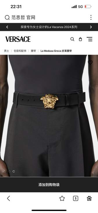 Picture of Versace Belts _SKUfw239927569fw